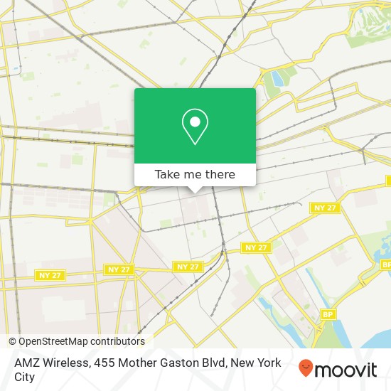 Mapa de AMZ Wireless, 455 Mother Gaston Blvd
