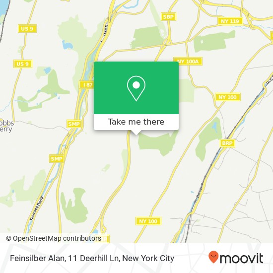 Feinsilber Alan, 11 Deerhill Ln map