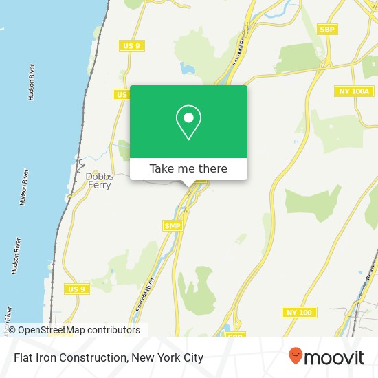 Flat Iron Construction map