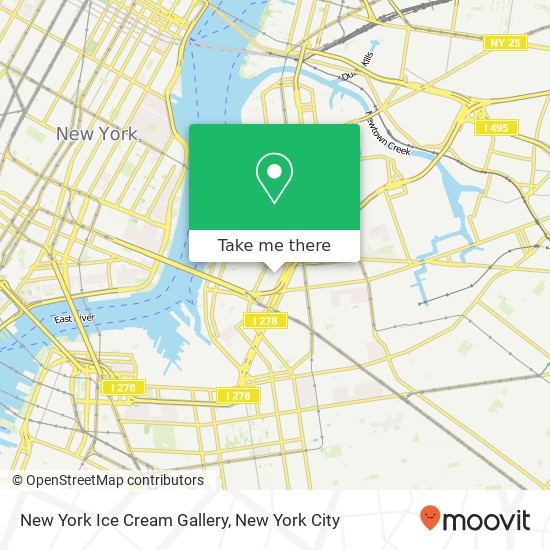 Mapa de New York Ice Cream Gallery