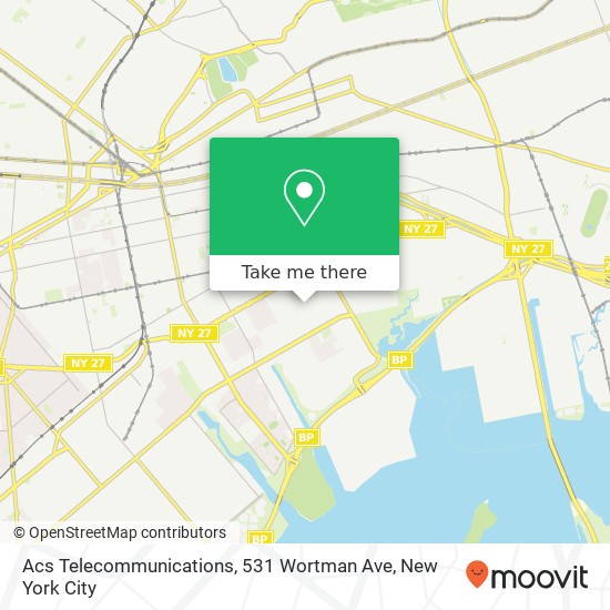 Acs Telecommunications, 531 Wortman Ave map