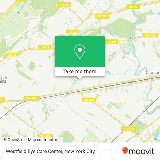 Westfield Eye Care Center map