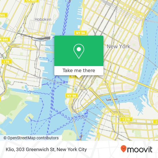 Klio, 303 Greenwich St map