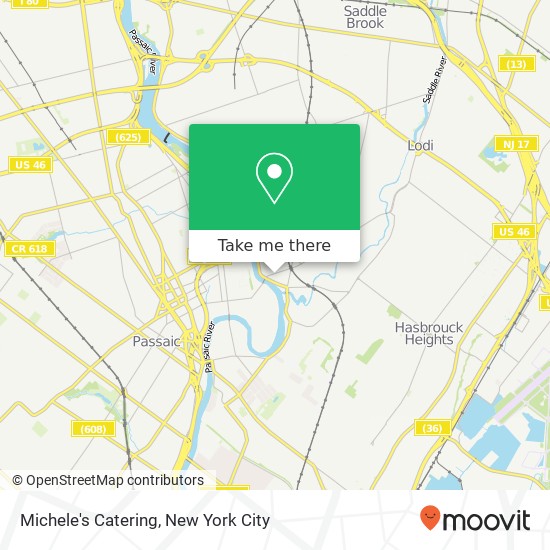 Michele's Catering map