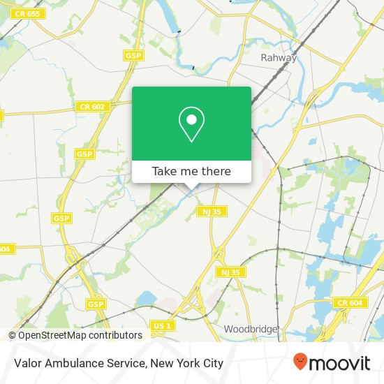 Valor Ambulance Service map