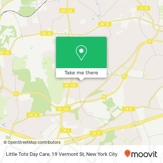 Mapa de Little Tots Day Care, 19 Vermont St