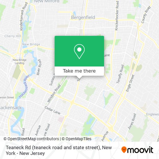 Teaneck Rd (teaneck road and state street) map