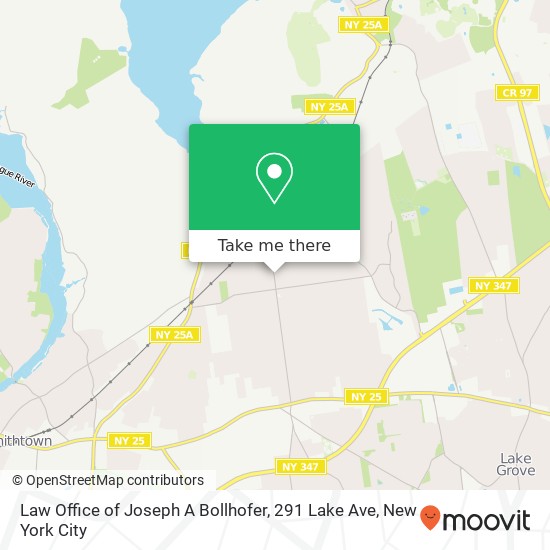 Mapa de Law Office of Joseph A Bollhofer, 291 Lake Ave