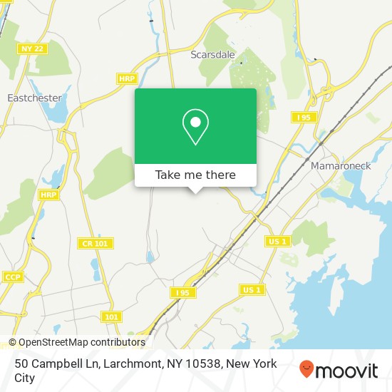 50 Campbell Ln, Larchmont, NY 10538 map