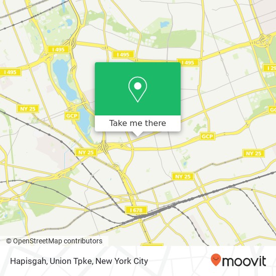 Hapisgah, Union Tpke map