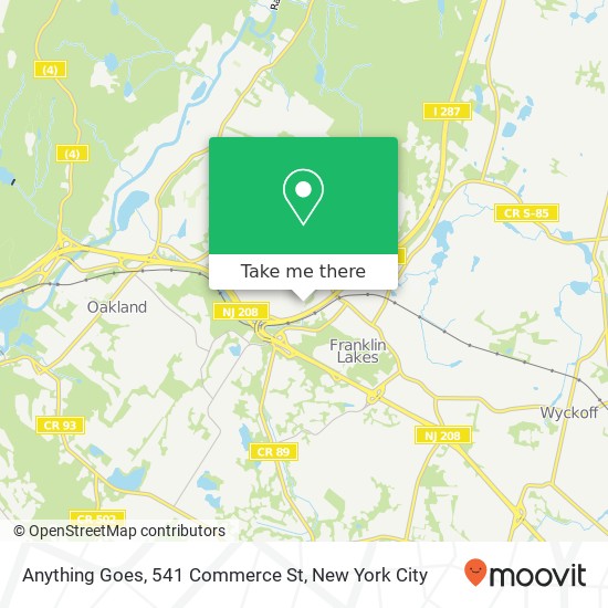 Mapa de Anything Goes, 541 Commerce St
