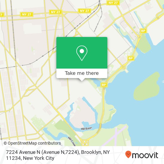 7224 Avenue N (Avenue N,7224), Brooklyn, NY 11234 map