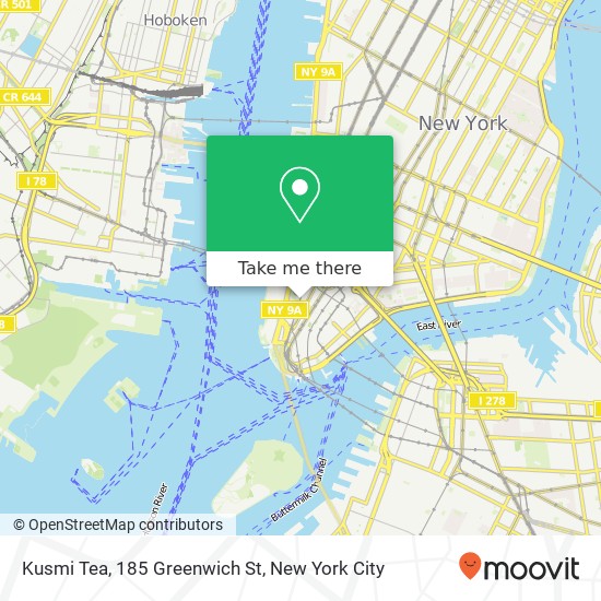 Kusmi Tea, 185 Greenwich St map