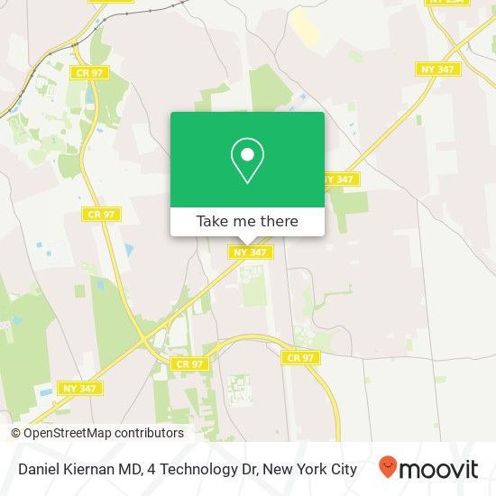 Mapa de Daniel Kiernan MD, 4 Technology Dr