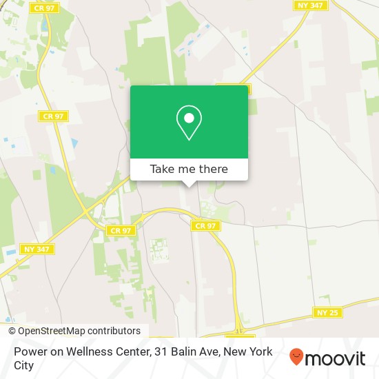 Mapa de Power on Wellness Center, 31 Balin Ave