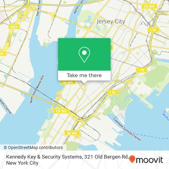 Kennedy Key & Security Systems, 321 Old Bergen Rd map