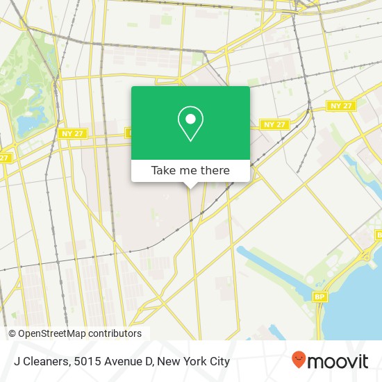 Mapa de J Cleaners, 5015 Avenue D