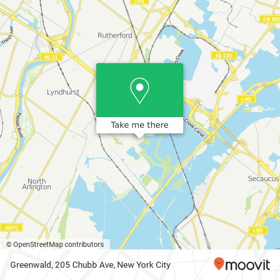 Greenwald, 205 Chubb Ave map