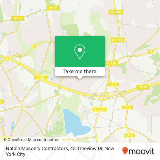 Mapa de Natale Masonry Contractors, 43 Treeview Dr