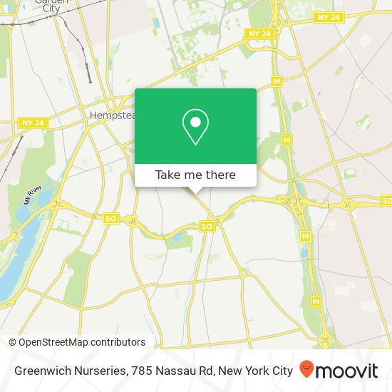 Mapa de Greenwich Nurseries, 785 Nassau Rd
