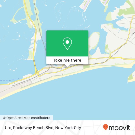 Mapa de Urs, Rockaway Beach Blvd