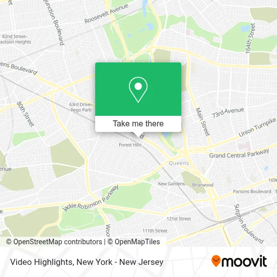 Video Highlights map