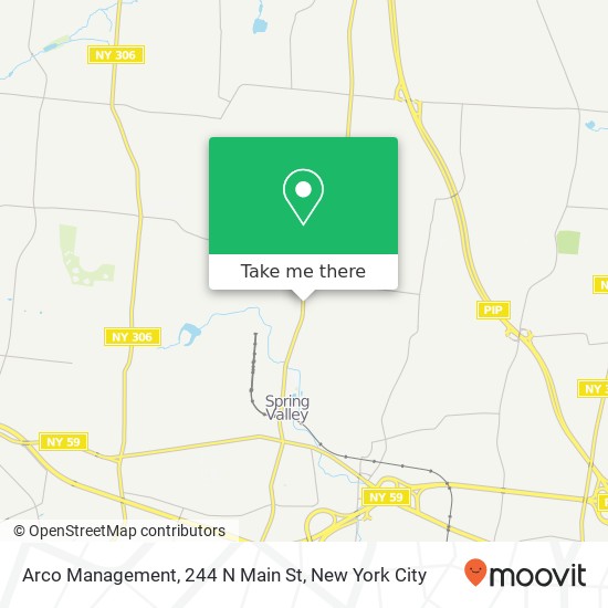 Mapa de Arco Management, 244 N Main St