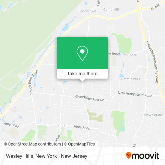Wesley Hills map