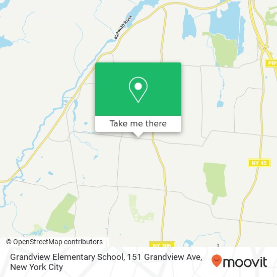 Grandview Elementary School, 151 Grandview Ave map