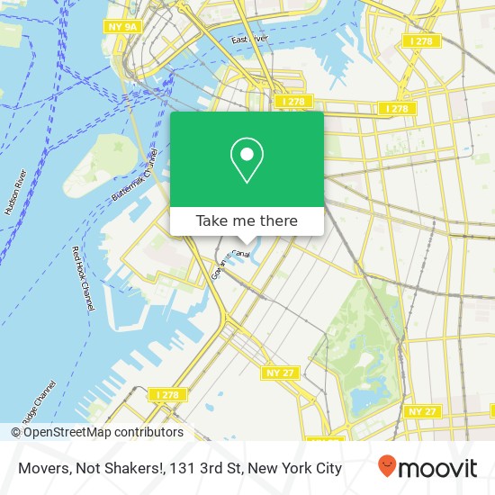 Movers, Not Shakers!, 131 3rd St map