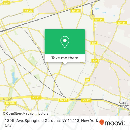 130th Ave, Springfield Gardens, NY 11413 map