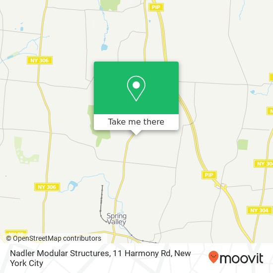 Mapa de Nadler Modular Structures, 11 Harmony Rd