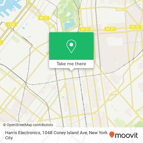 Harris Electronics, 1048 Coney Island Ave map