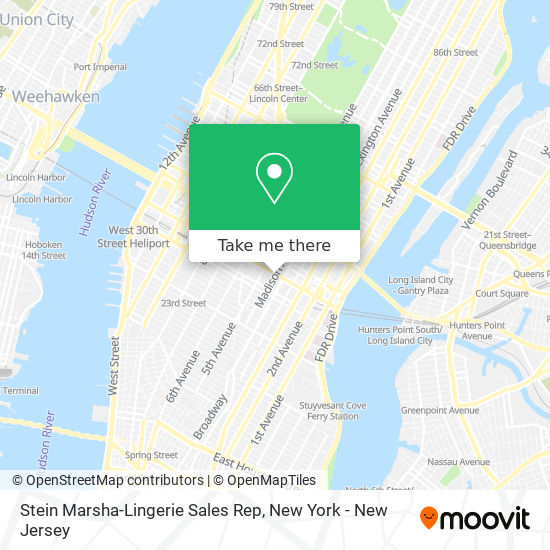 Stein Marsha-Lingerie Sales Rep map