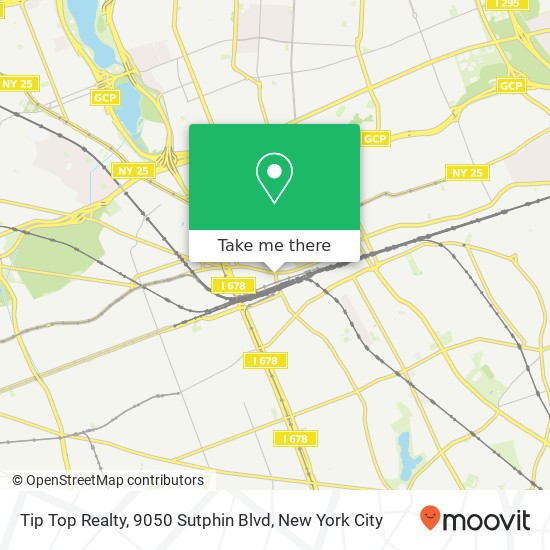 Tip Top Realty, 9050 Sutphin Blvd map