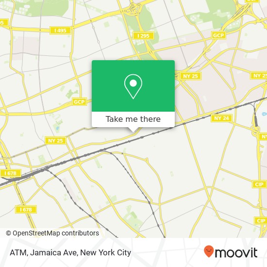 ATM, Jamaica Ave map