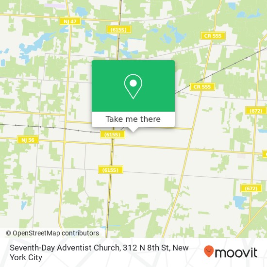 Seventh-Day Adventist Church, 312 N 8th St map