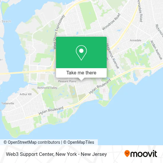 Web3 Support Center map
