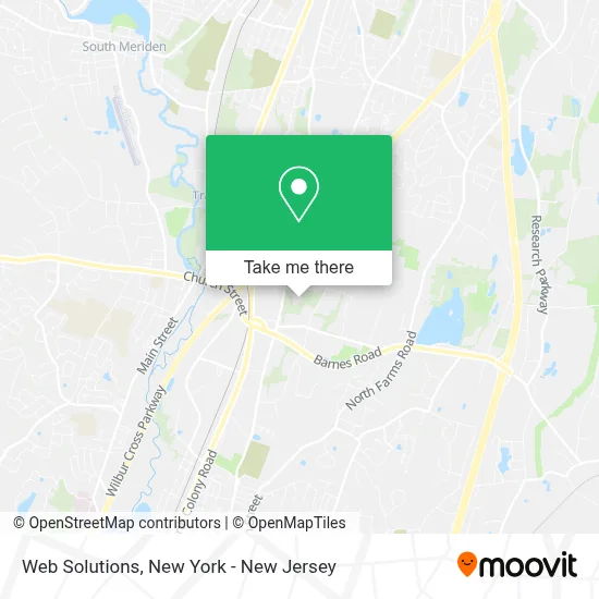 Web Solutions map