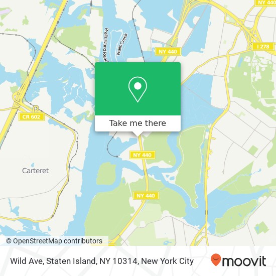 Wild Ave, Staten Island, NY 10314 map