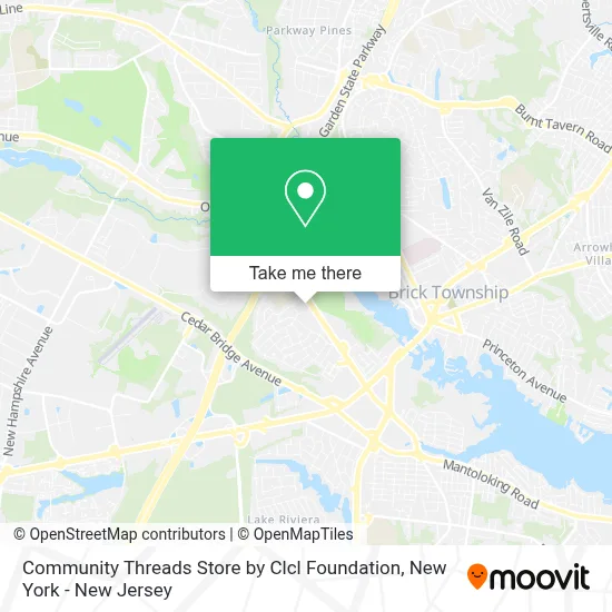Community Threads Store by Clcl Foundation map