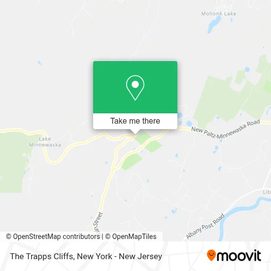 The Trapps Cliffs map