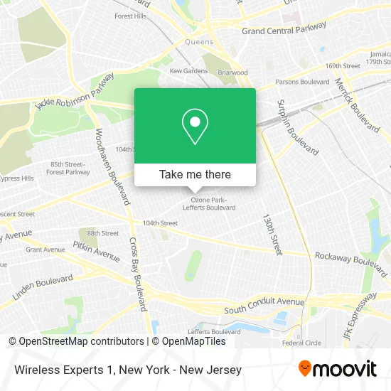 Wireless Experts 1 map
