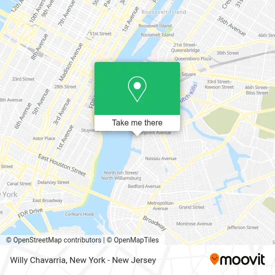 Willy Chavarria map