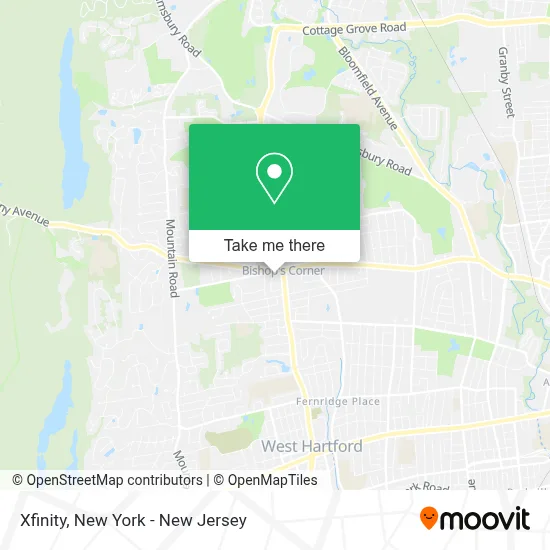 Xfinity map