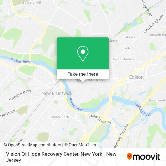 Vision Of Hope Recovery Center map