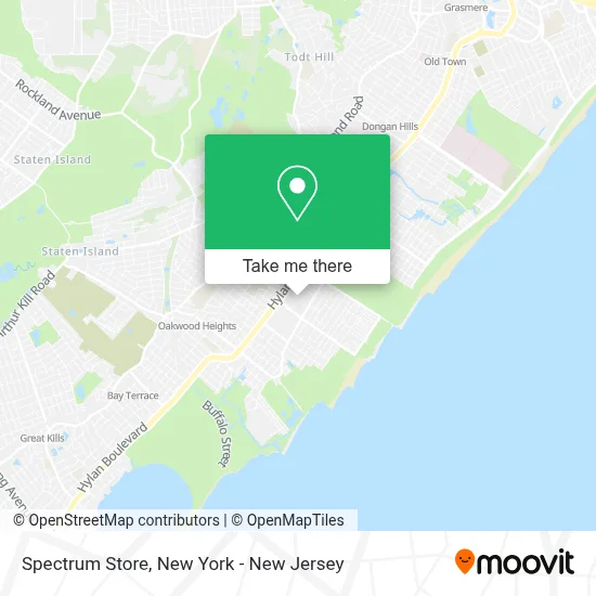 Spectrum Store map