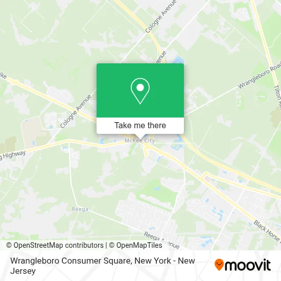 Wrangleboro Consumer Square map