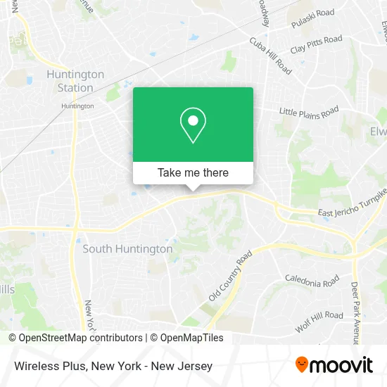 Wireless Plus map