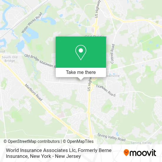 World Insurance Associates Llc, Formerly Berne Insurance map